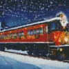Christmas Train Diamond Painting