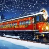 Christmas Train Diamond Painting