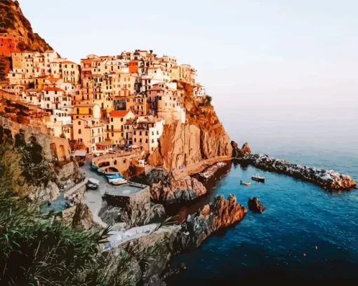 Cinque Terre Italy Diamond Painting
