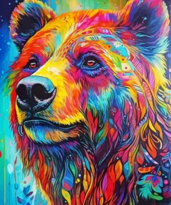 Colorful Bear Diamond Painting