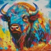 Colorful Buffalo Diamond Painting