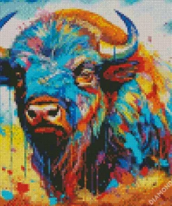Colorful Buffalo Diamond Painting