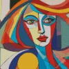Cubism Lady Diamond Painting