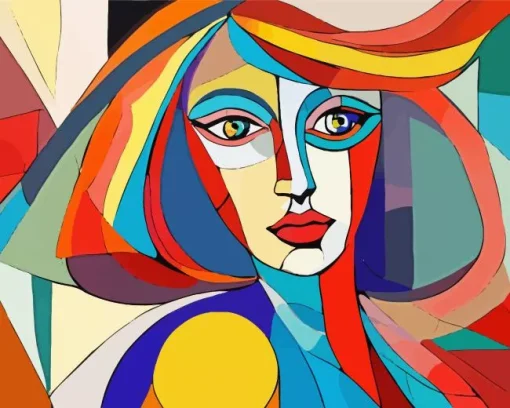 Cubism Lady Diamond Painting