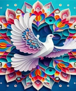 Colorful Dove Diamond Painting