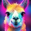 Colorful Llama Diamond Painting