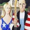 Cool American Gothic Art Diamond Painting