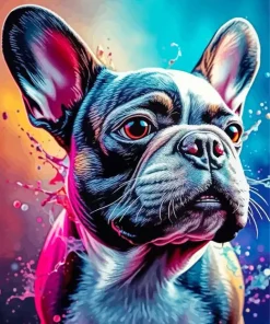 Cool French Bulldog Art Diamond Painting