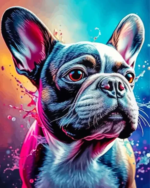 Cool French Bulldog Art Diamond Painting