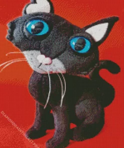 Coraline Cat Diamond Painting