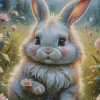 Cute Bunny Diamond Painting