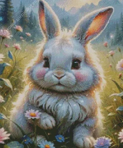 Cute Bunny Diamond Painting