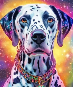 Dalmatian Galaxy Diamond Painting