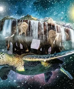 Discworld Turtle Art Diamond Painting