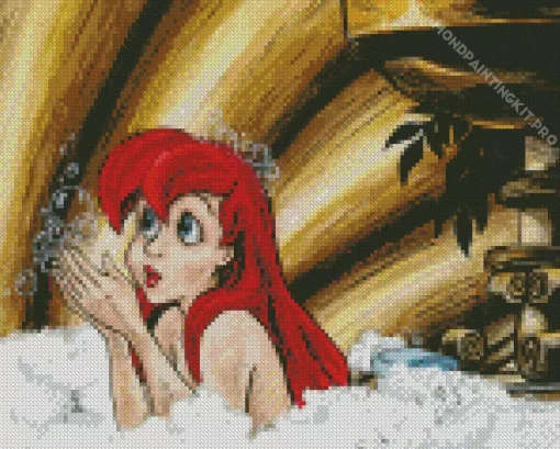 Disney Ariel Bath Diamond Painting