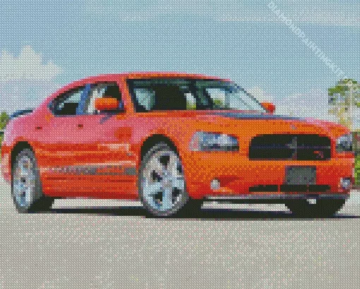 Dodge Charger Daytona Diamond Painting