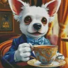 Dog In Tuxedo Art Diamond Painting