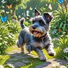Dog Schnauzer Miniature Art Diamond Painting