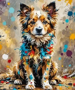 Dog Splash Diamond Painting
