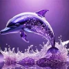 Dolphin Purple Diamond Painting