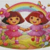 Dora And Her Sister Diamond Painting