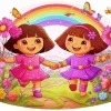 Dora And Her Sister Diamond Painting