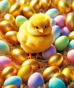 Easter Chick Diamond Painting