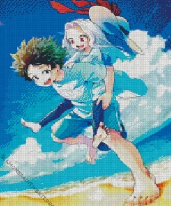 Eri And Deku Diamond Painting