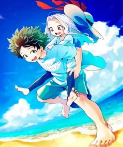 Eri And Deku Diamond Painting