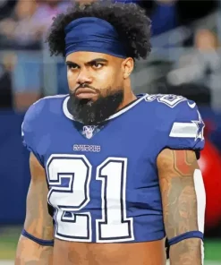 Ezekiel Elliott Diamond Painting
