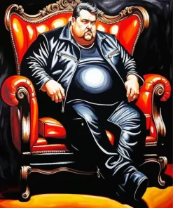 Fat Mexican Man Diamond Painting
