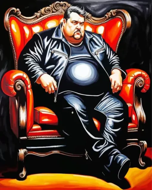 Fat Mexican Man Diamond Painting