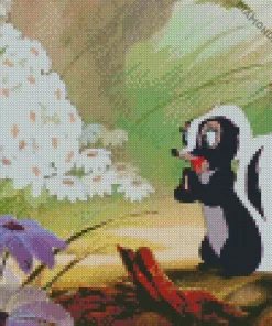 Flower Bambi Diamond Painting