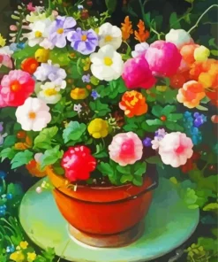 Flower Pot Art Diamond Painting