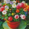 Flower Pot Art Diamond Painting