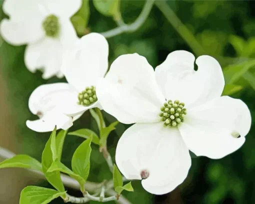 Flowering Dogwood Diamond Painting