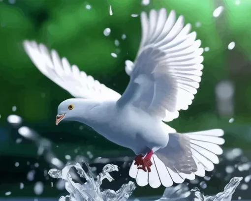 Flying Pigeon Diamond Painting
