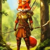 Fox Woman Diamond Painting