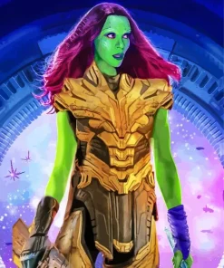 Gamora Guardians Of The Galaxy Diamond Painting