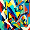 Geometric Abstract Diamond Painting