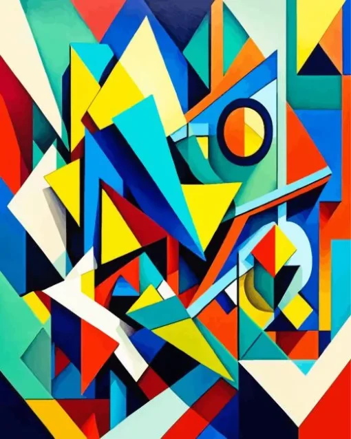 Geometric Abstract Diamond Painting