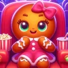 Gingerbread Watching A Movie Diamond Painting