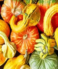Gourd Flowering Plant Diamond Painting