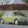 Green Punch Buggy Diamond Painting