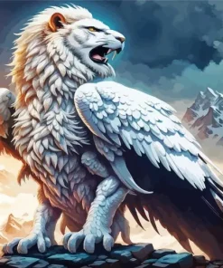 Griffin Lion Diamond Painting