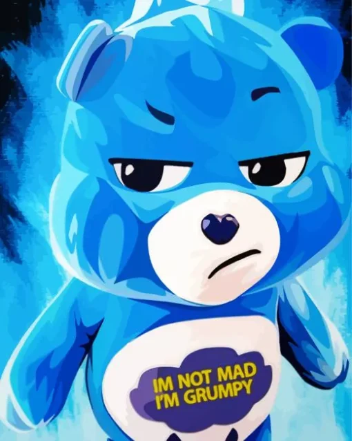 Grumpy Bear Diamond Painting