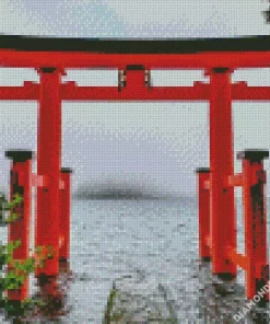 Hakone Shinto Shrine Diamond Painting