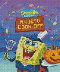 Halloween Spongebob Diamond Painting