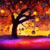 Halloween Tree Diamond Painting