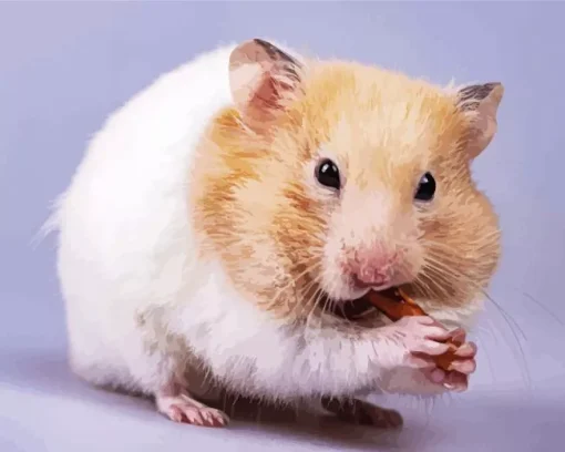 Hamster Eating Diamond Painting
